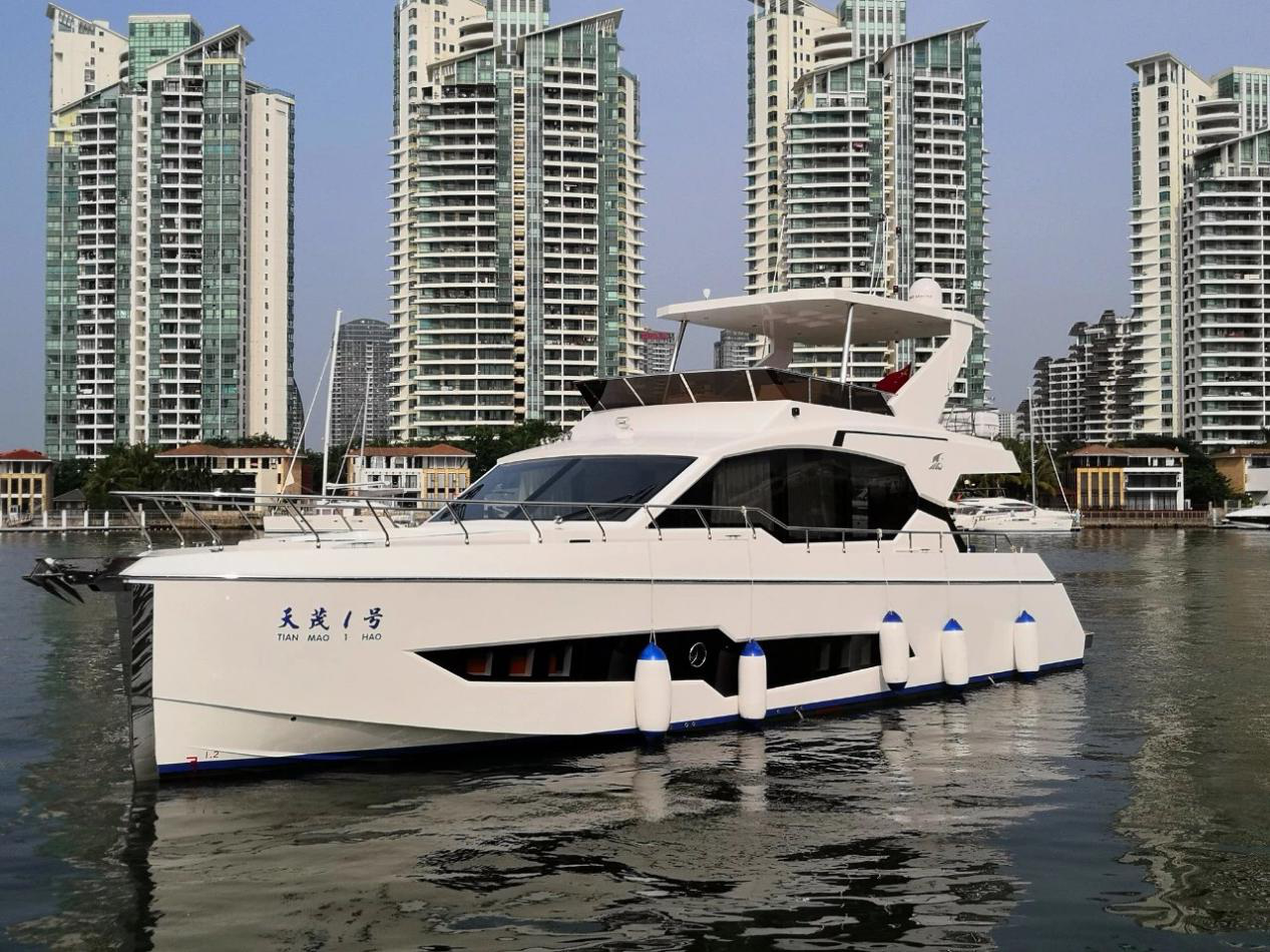 天域游艇携56尺二类豪华商务游艇参展"2019雅航盛世游艇展"尽显卓越